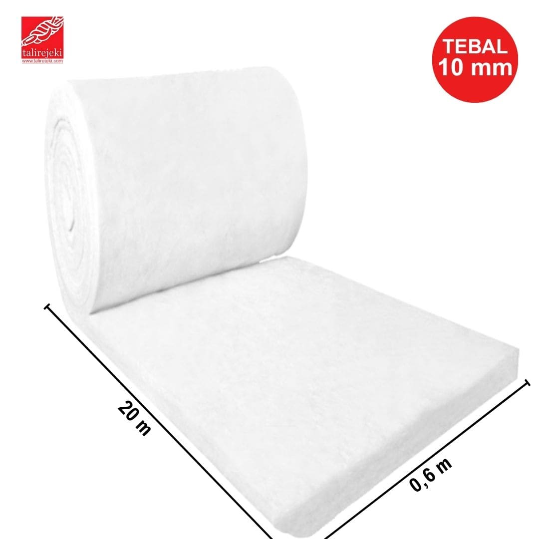 Glasswool Fiber Putih Lokal